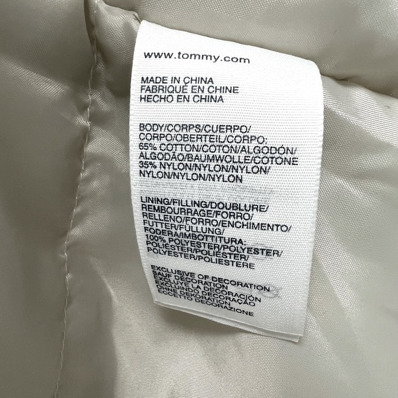 NWT Tommy Hilfiger Mid weight Short Trench type Coat with detachable Hood - Picture 8 of 10